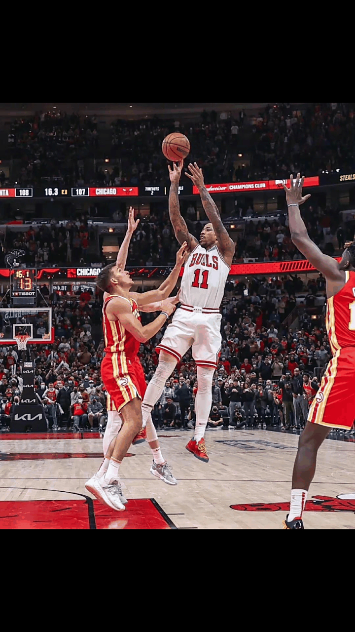 公牛客场不敌老鹰,德罗赞 公牛客场不敌老鹰,德罗赞